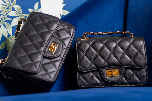 "A La Mode" Quilted Faux Leather Mini Bag